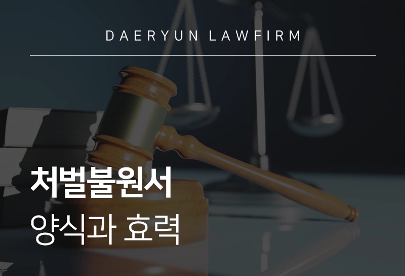 처벌불원서 | 작성 방법과 효력 범위, 효력 예시