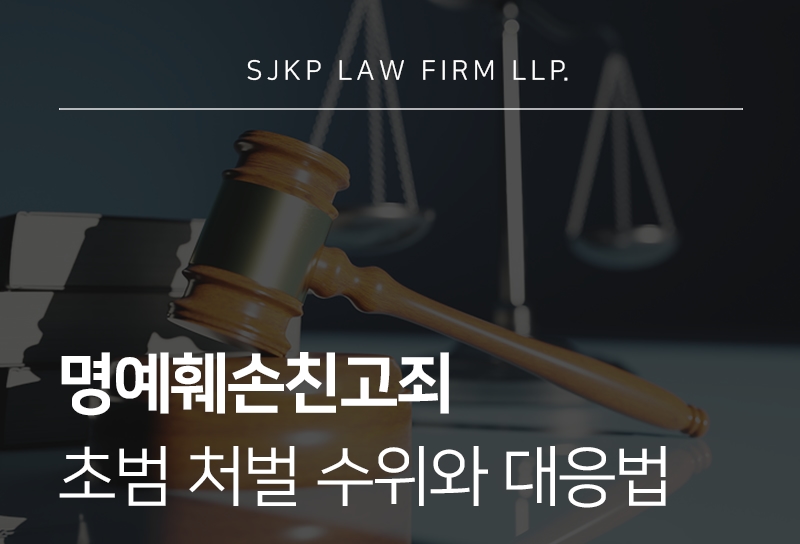 명예훼손친고죄, 초범이라면 확인해야 할 대응법