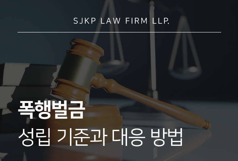 폭행벌금, 폭행죄 성립요건과 대응 방법 정리