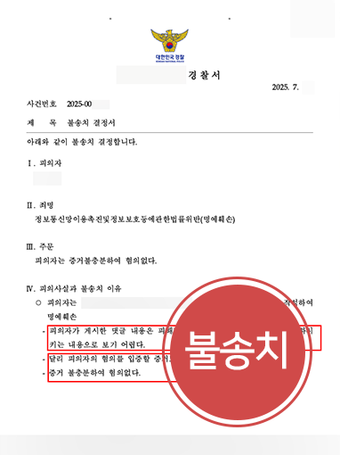 명예훼손죄 