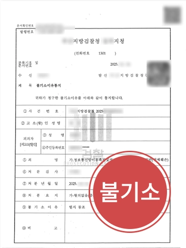 정보통신법위반 | 온라인 리뷰 명예훼손 불기소