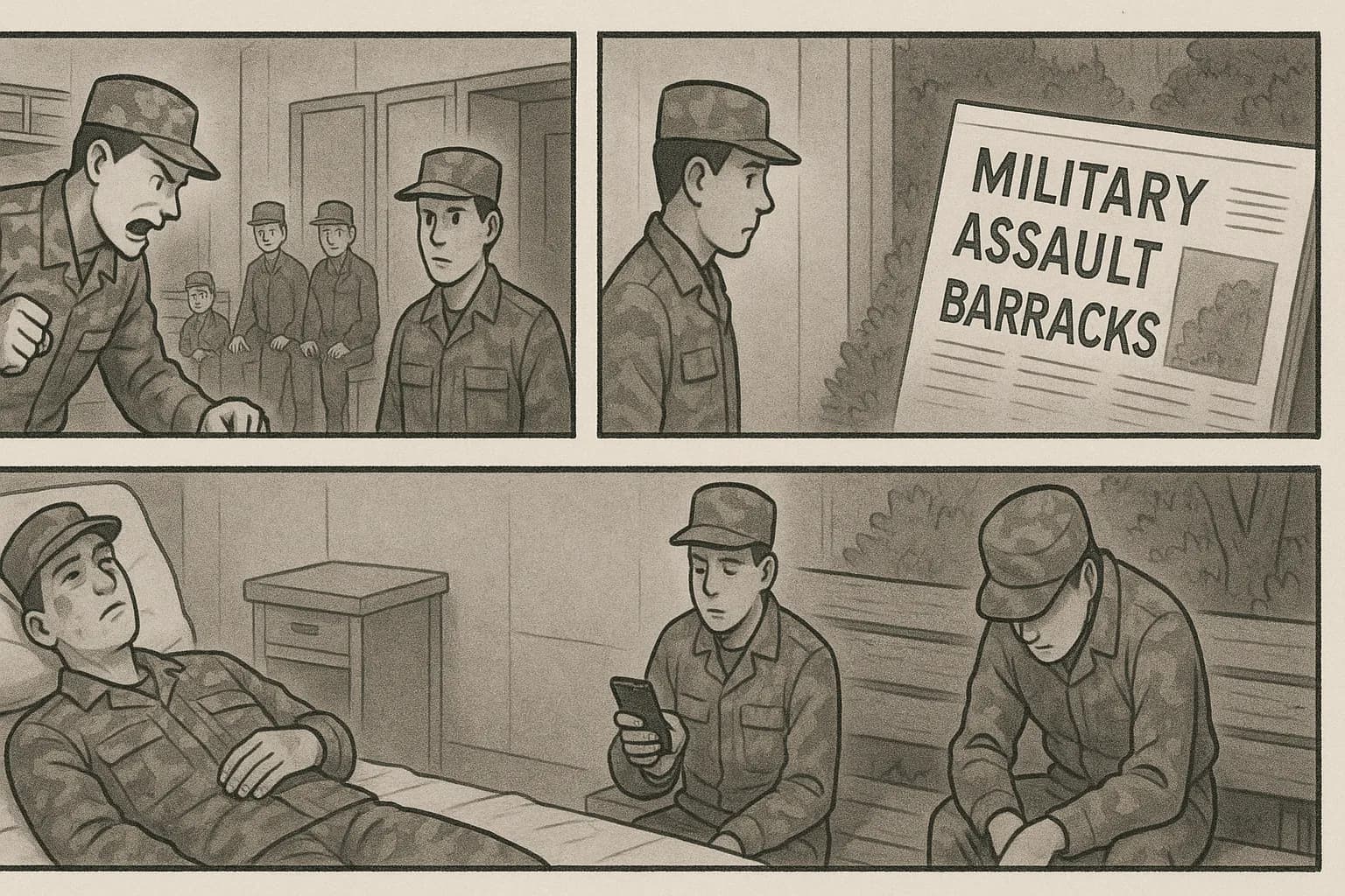 군대사건 초병폭행 법률 정보 사례