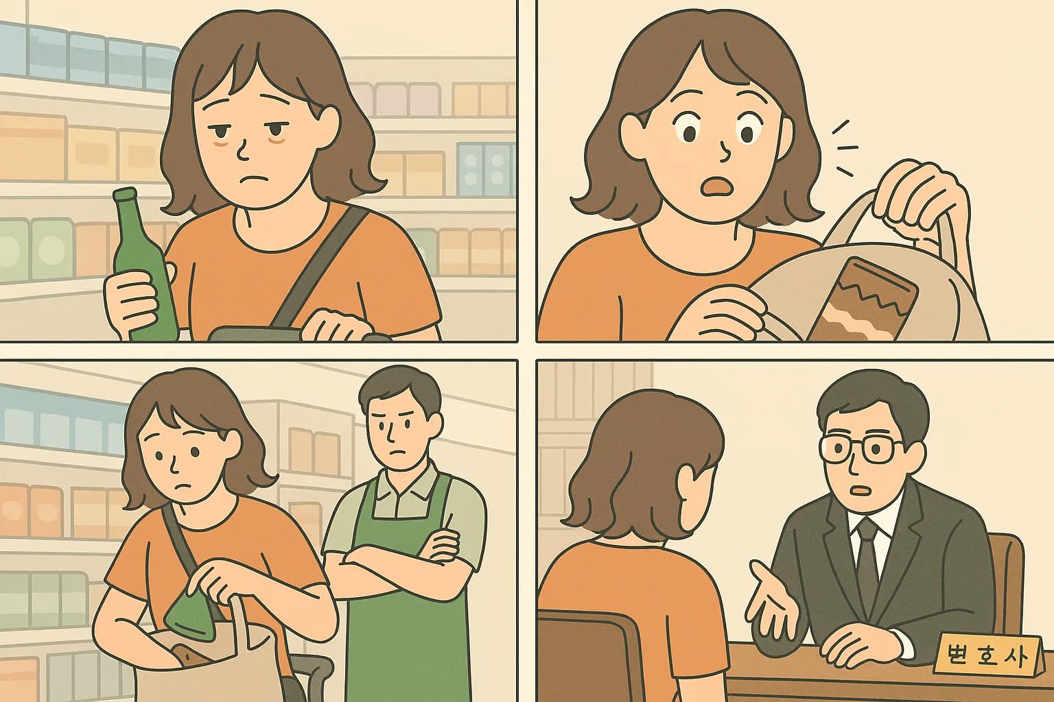 절도처벌 의뢰인 사건 경위 정리