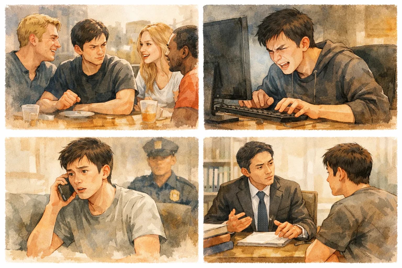 협박고소 경찰 연락 사건 대응