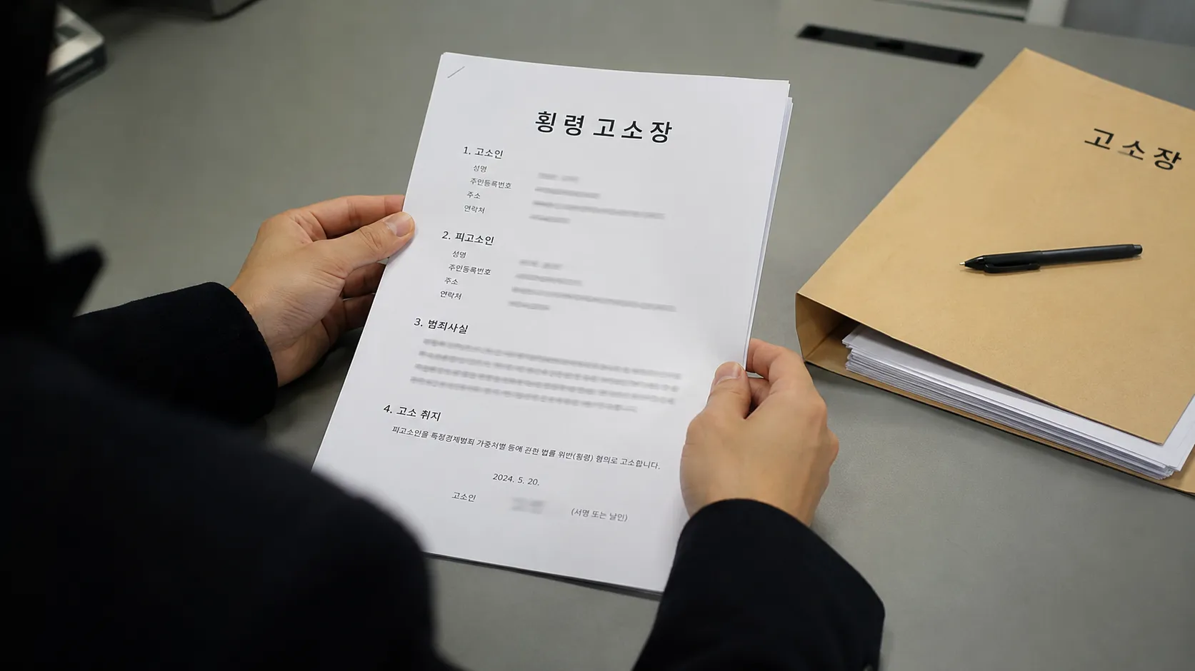 법무법인 대륜 횡령고소장 작성 내용