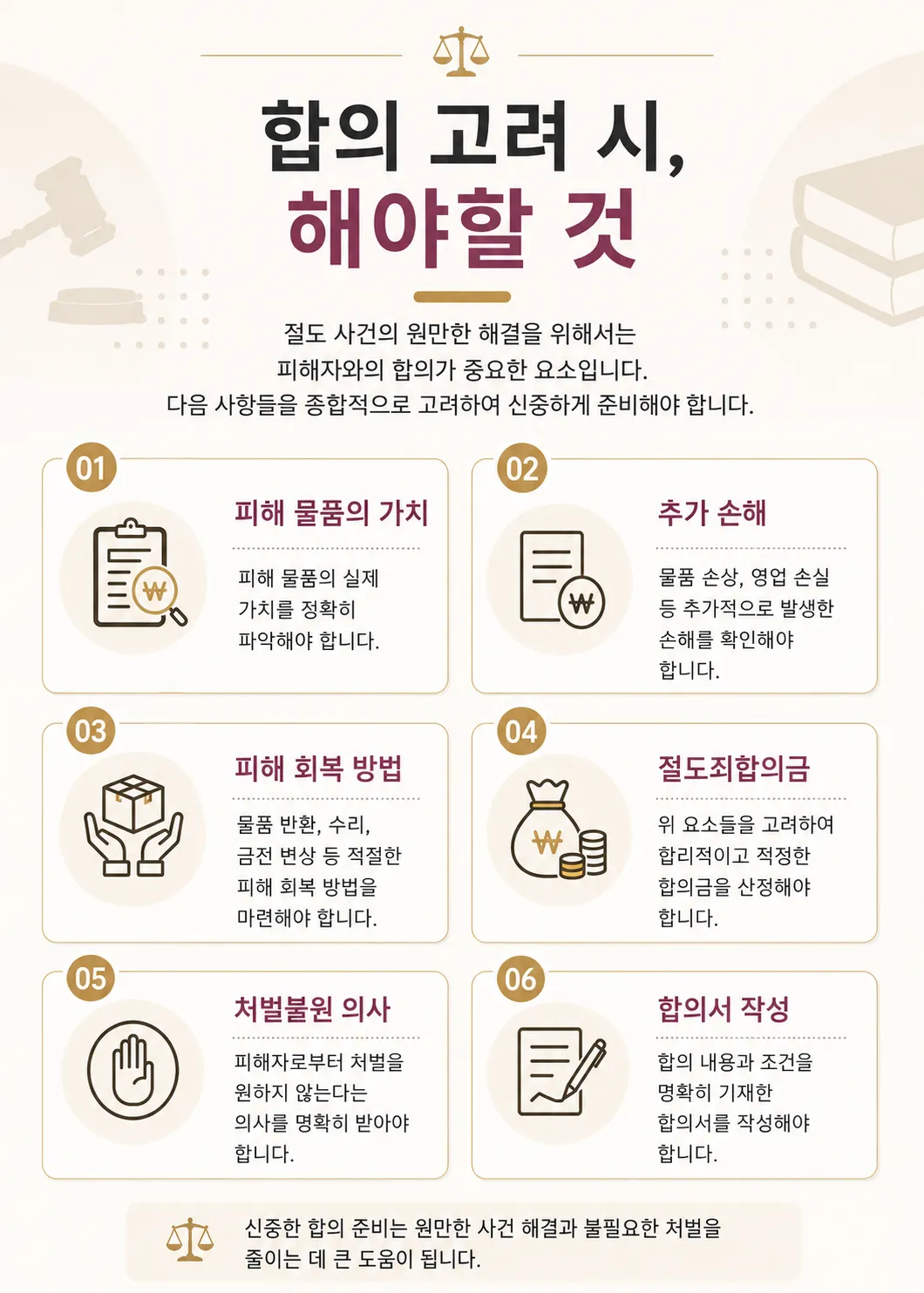 절도죄합의금 합의서작성 피해회복노력 초범선처가능성 기소유예주장 반성문작성