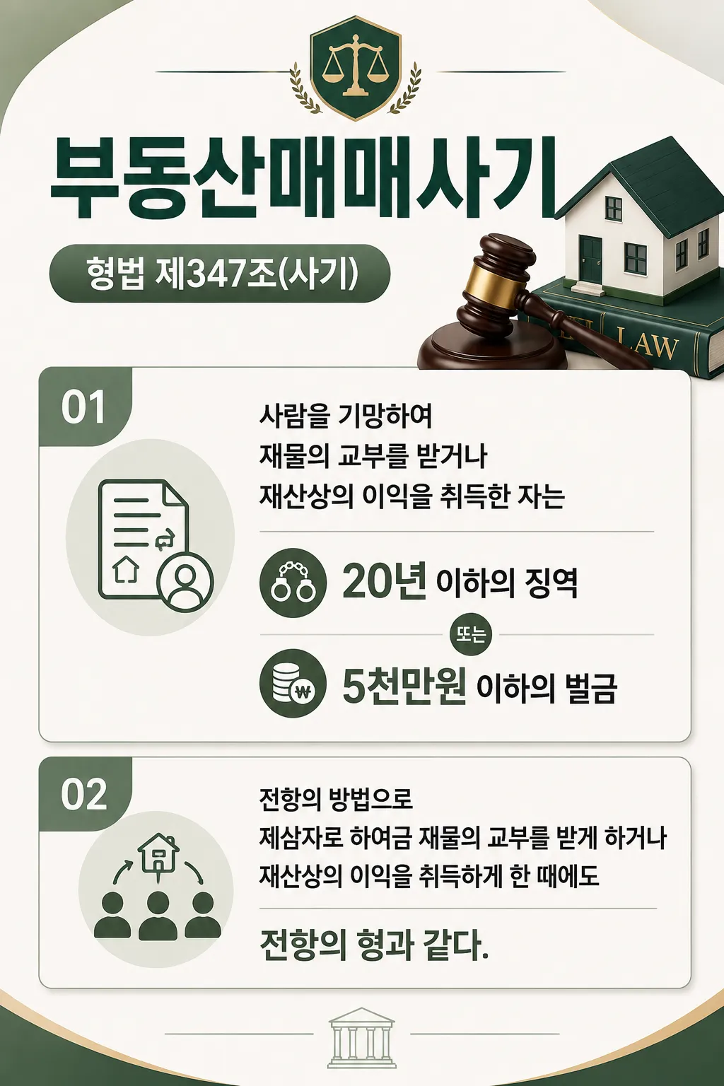 부동산매매사기 성립 요건과 사기죄 인정 기준 알아보기