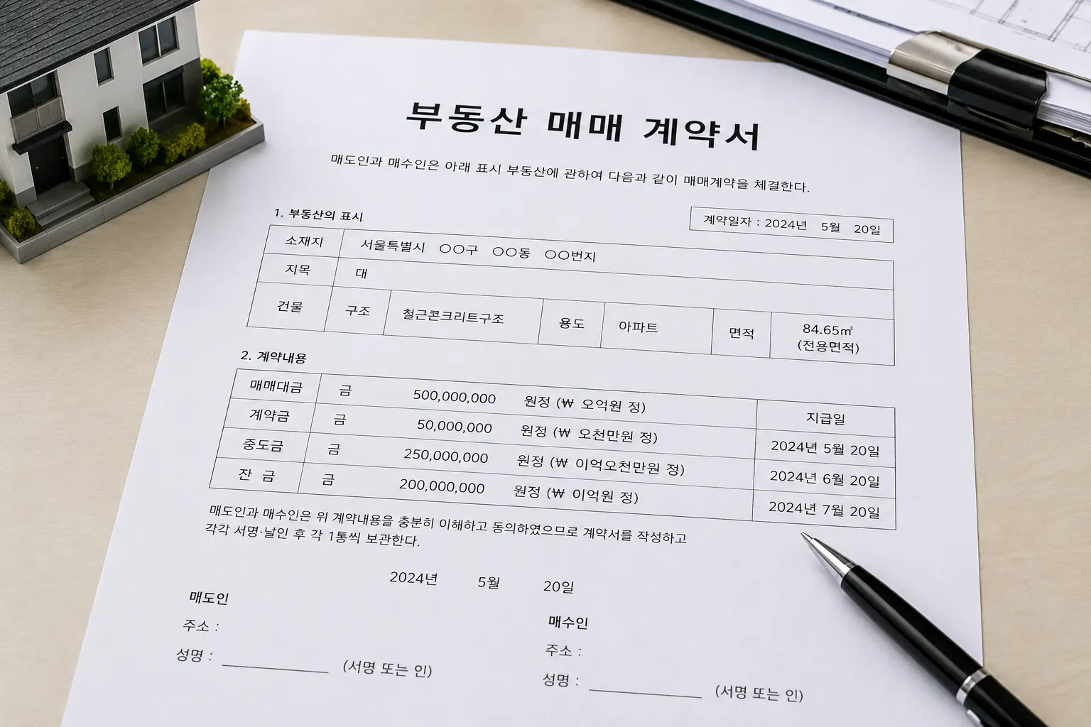 부동산매매사기 사건에서 확인해야 할 계약서 검토 사항