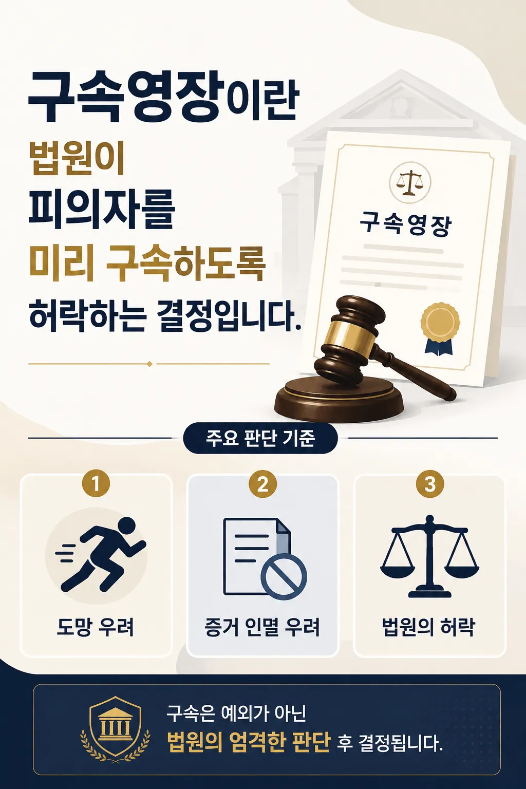 구속영장청구를 하는 이유 내용 살펴보기