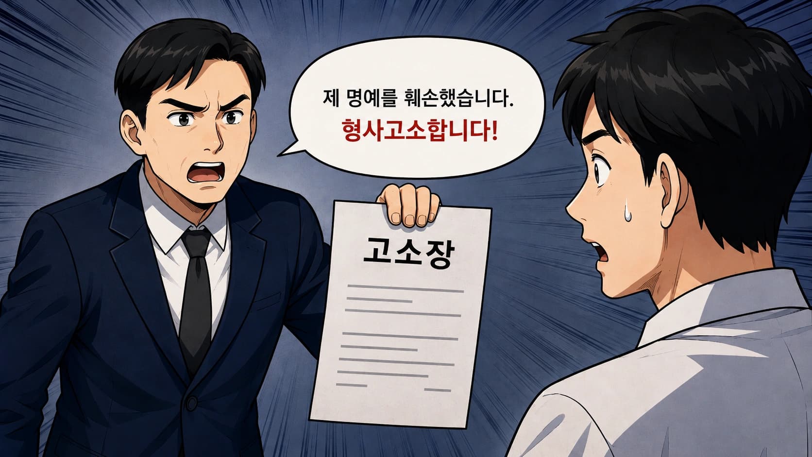 형사고소를 당한 의뢰인의 혐의, 명예훼손