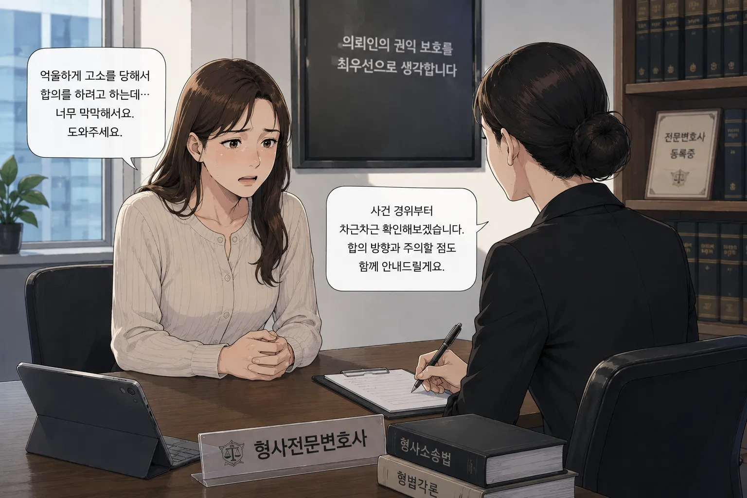 형사고소합의 변호사와 함께해야 하는 이유