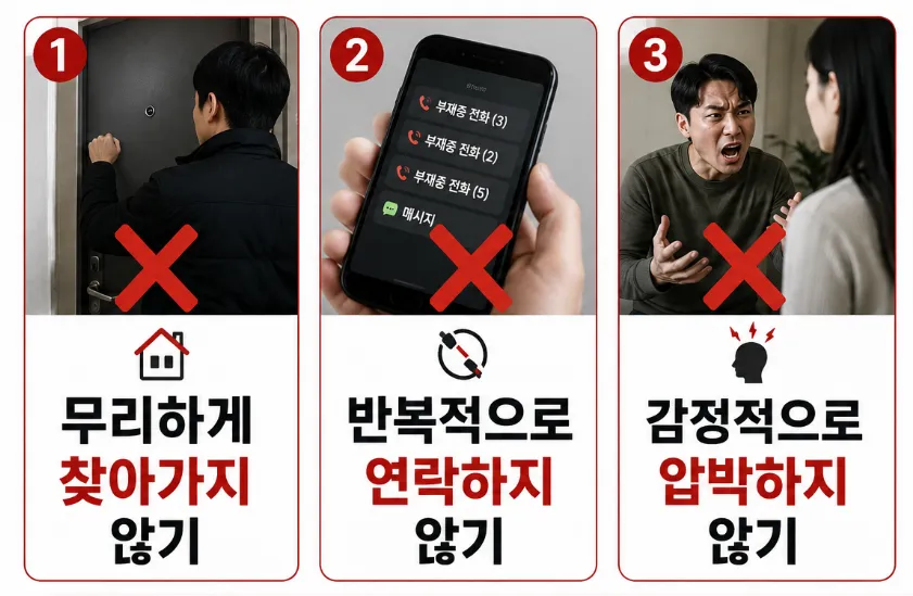 친고죄 사건 합의 시 하면 안 되는 행동