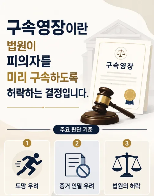 구속영장청구 이해를 위한 핵심 정리