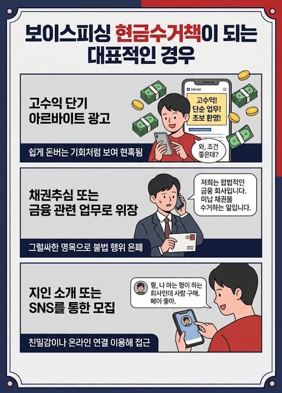 보이스피싱현금수거책 처벌기준 인식여부 대응전략