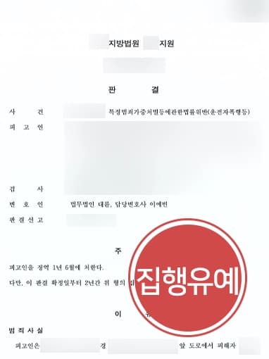 [운전자 폭행상해 혐의 집행유예] 피해자 상해 입었으나 대구형사변호사 조력으로 집행유예 방어