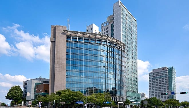김천구미 사무소 건물 전경