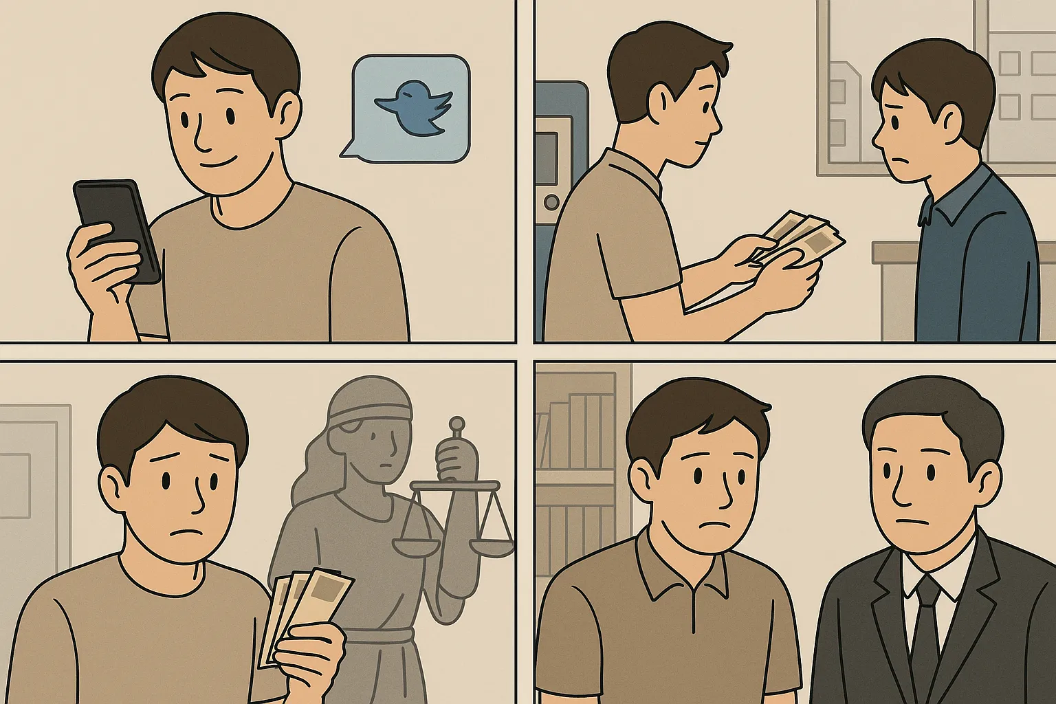 사기방조죄 혐의 의뢰인 사건 경위