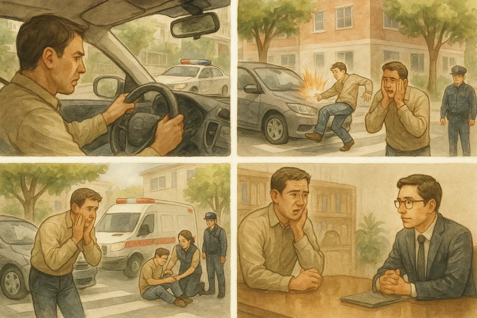 교통사고형사처벌 교통사고처리특례법 위반 치상 사건