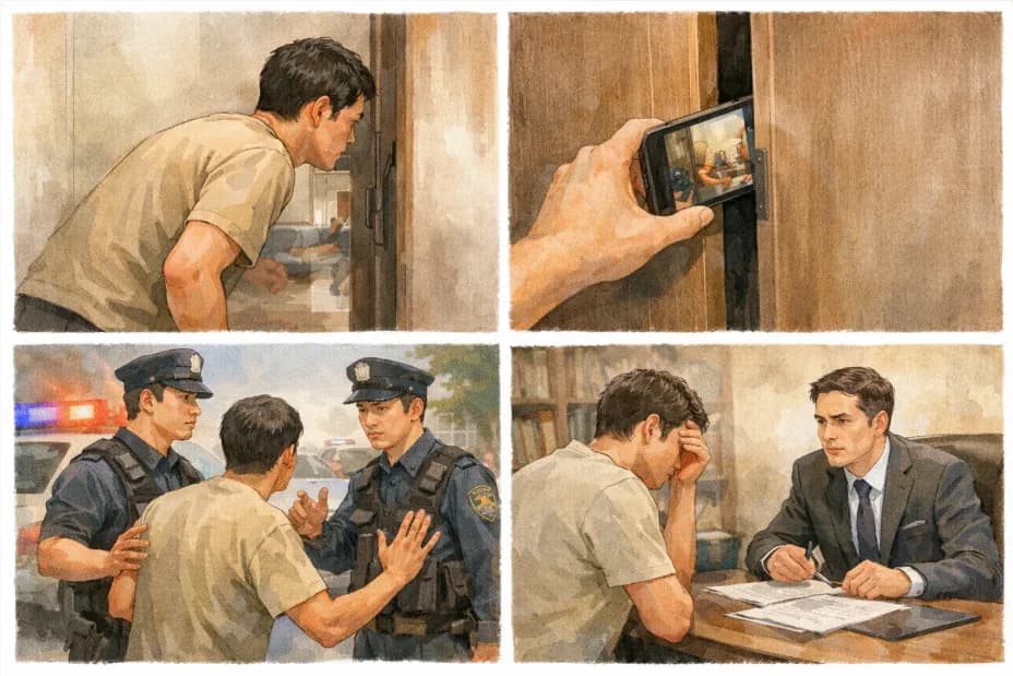 법무법인 대륜 주거침입고소 사건 경위