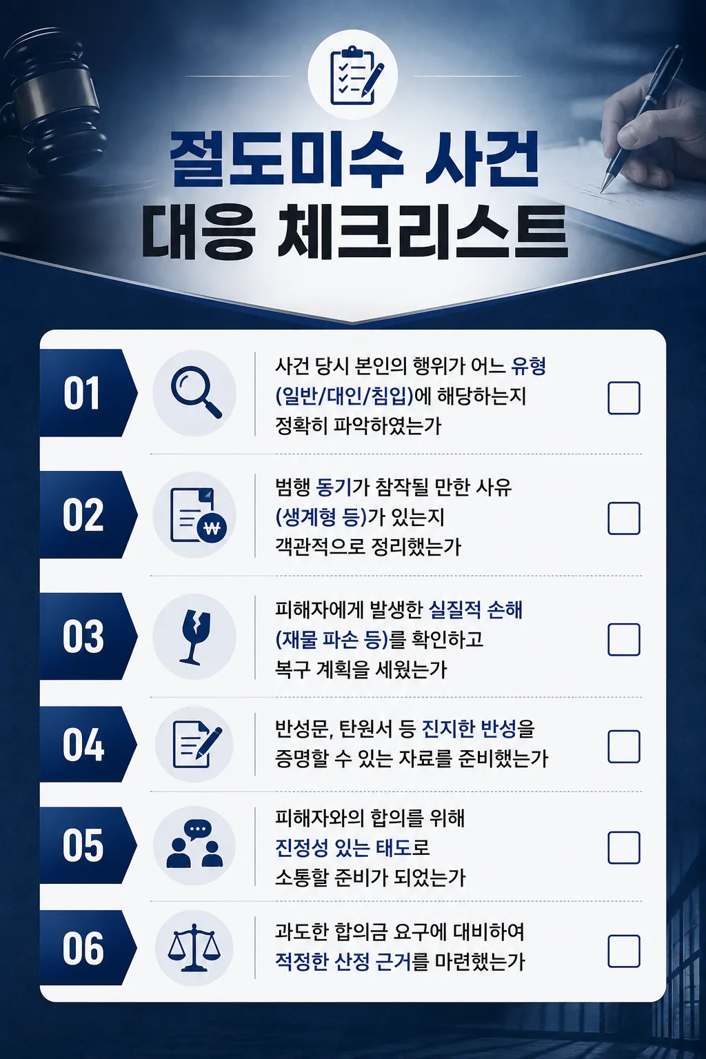 절도미수 사건에서 감경 사유와 양형 기준 확인하기