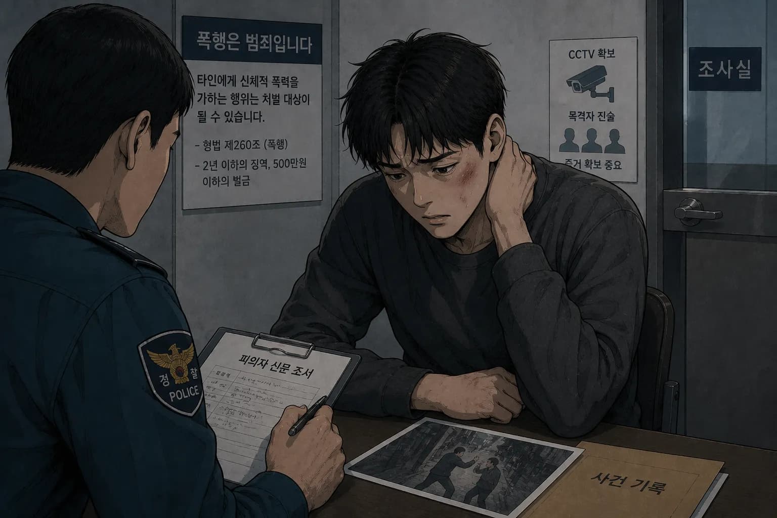 폭행집행유예 시 전과 기록 여부 확인하기