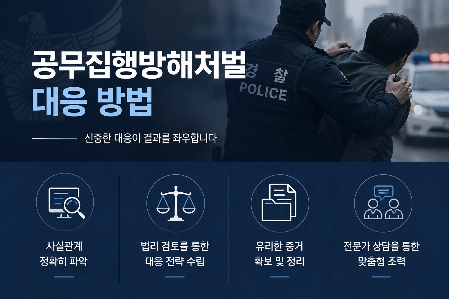 공무집행방해처벌 앞두고 있다면 확인해야 할 요소