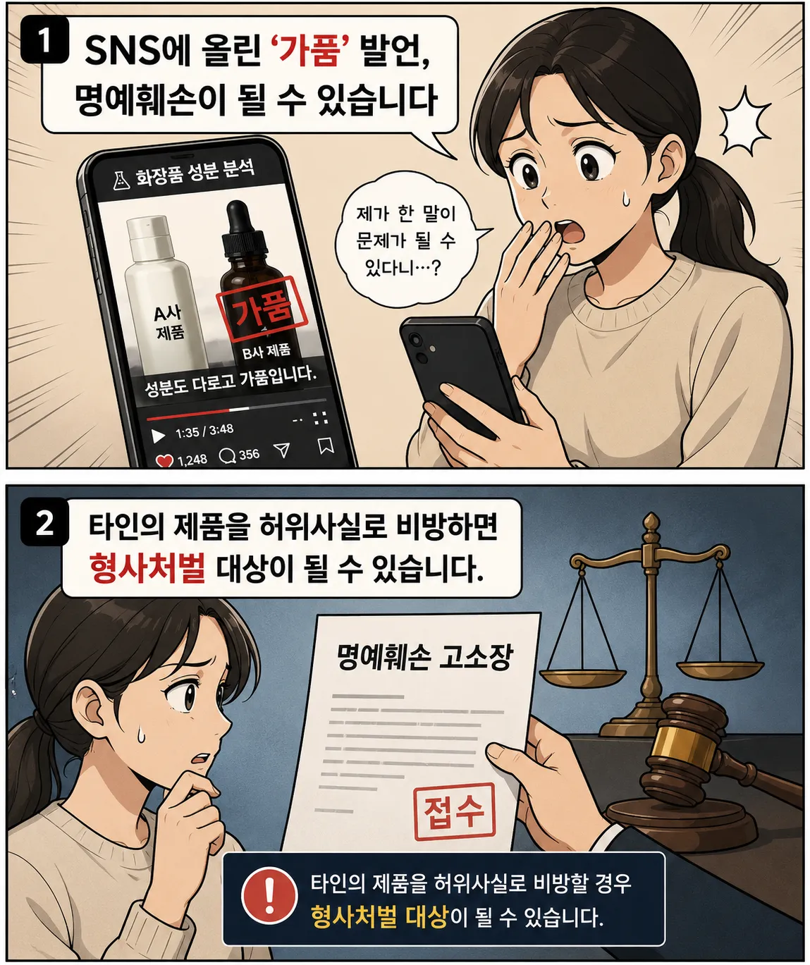 온라인명예훼손 처벌 형량 벌금 성립요건 알아보면