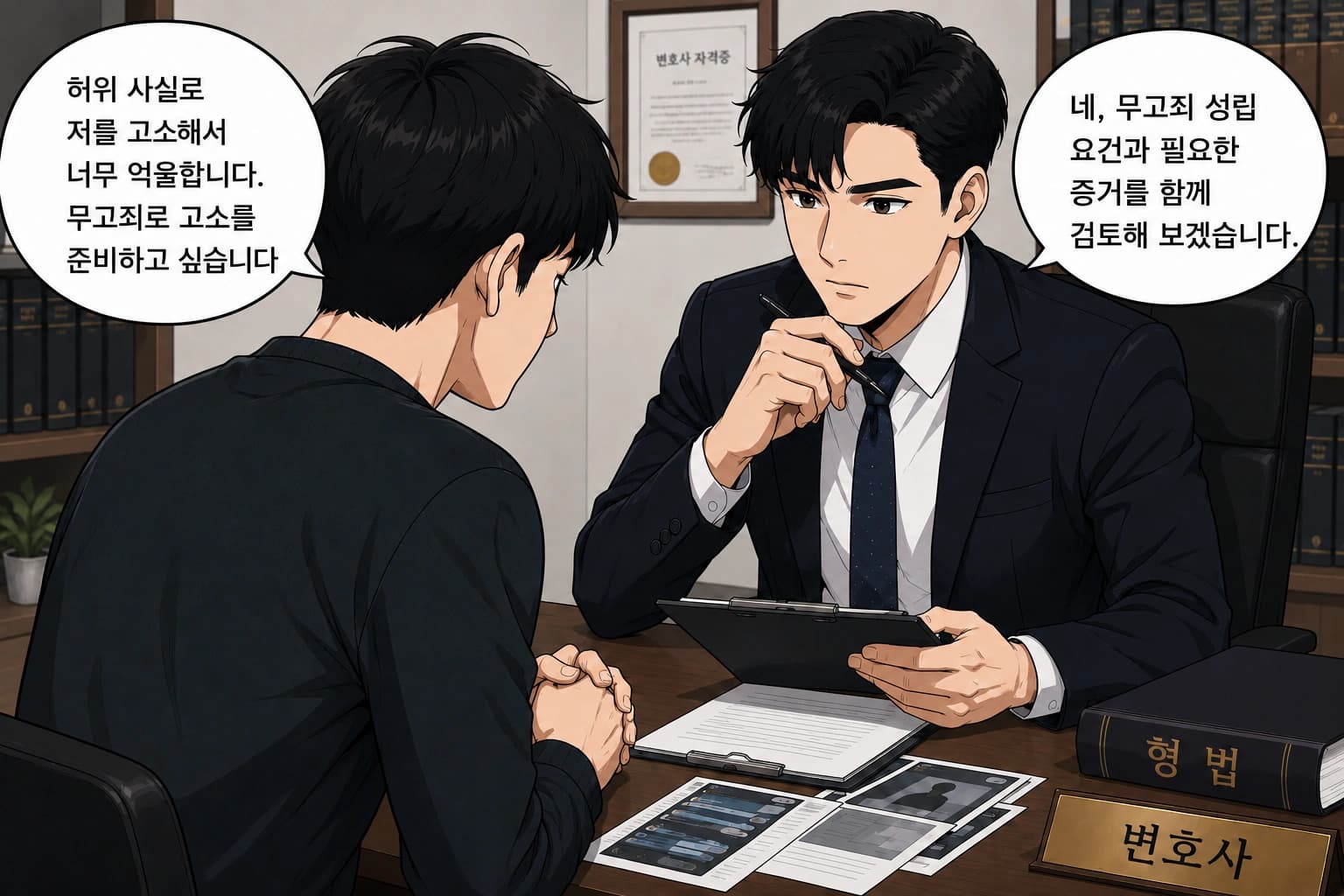 무고죄처벌의 성립 요건, 허위사실 신고, 자발성, 고의성
