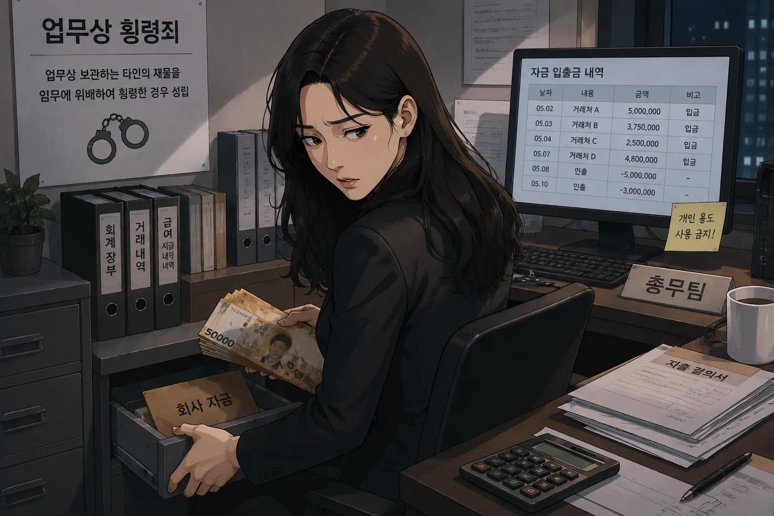 업무상횡령공소시효 피해 금액에 따른 법 적용 변화