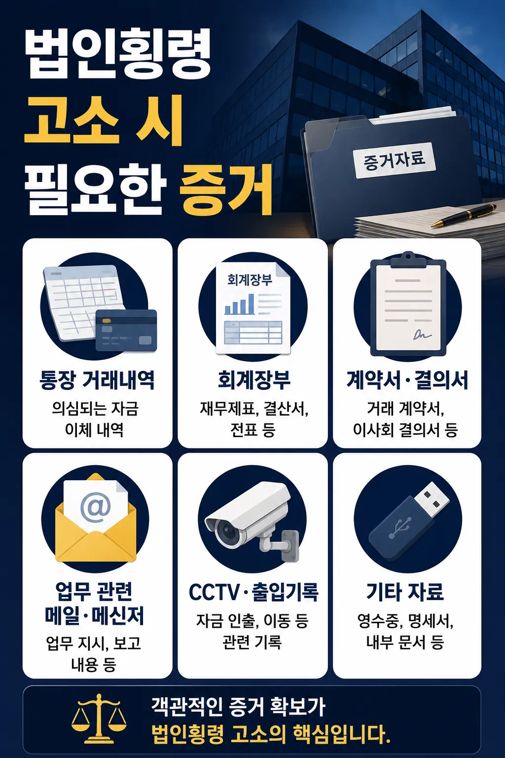 법인횡령이 의심된다면 신고 전 확인할 사항