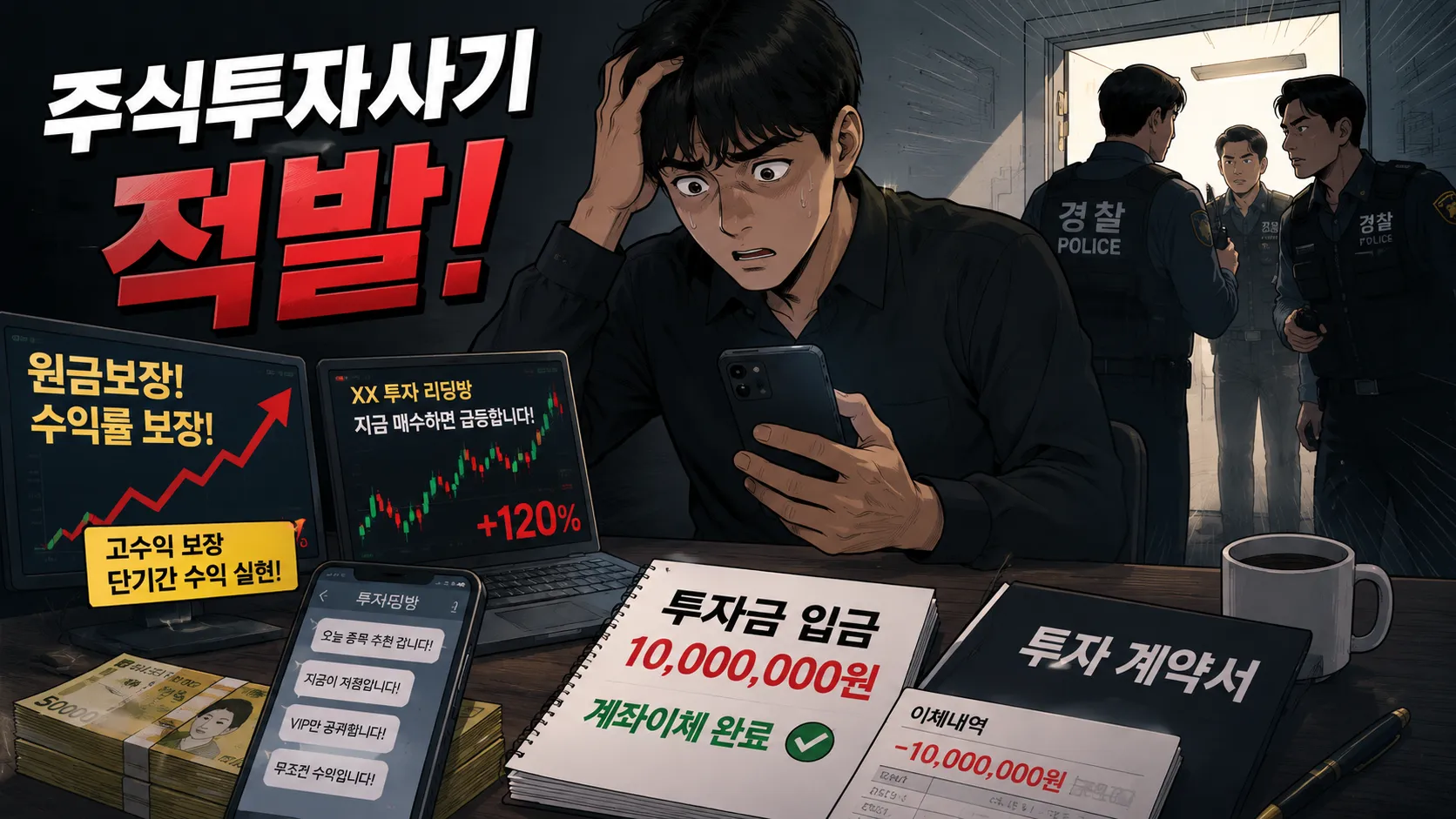 주식투자사기 피의자 대응 방법