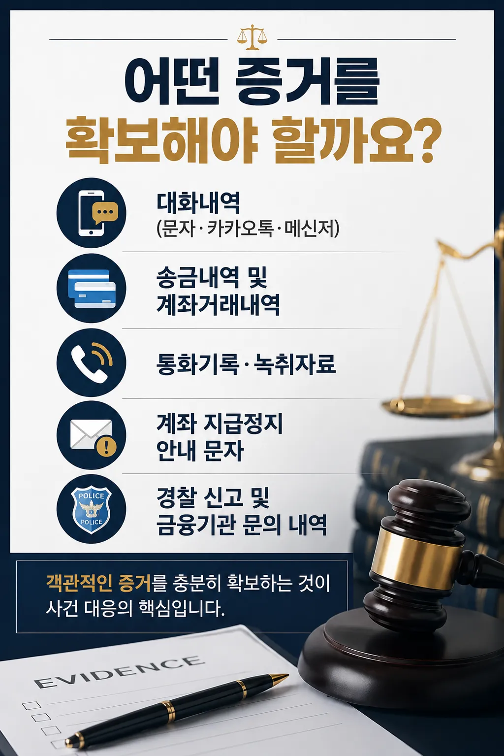 전자금융거래법위반 대응을 위한 증거는?