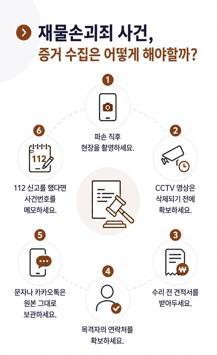 재물손괴죄벌금 감경을 위한 대응 방법과 양형 요소를 설명하는 이미지