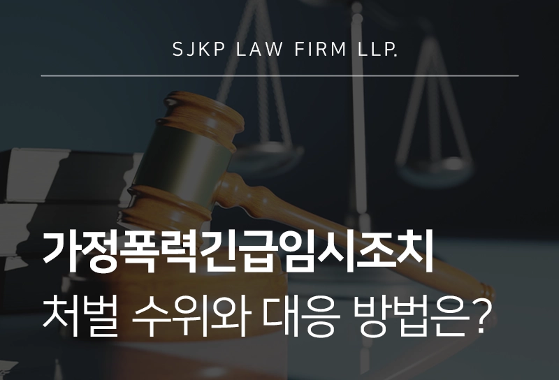 가정폭력긴급임시조치 처벌 수위와 대응 방법